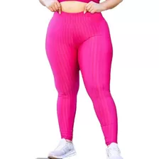 Calça Legging Plus Size Em Poliamida 3d G1 G2 G3 G4