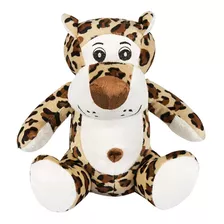 Bichos De Pelúcia Tema Safari 25cm Decoração Quarto Crianças