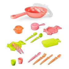 Kit De Cozinha Infantil - Fogão E Cia - Frigideira - Roma