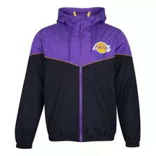 Jaqueta Corta Vento New Era Core La Lakers - Preto/roxo