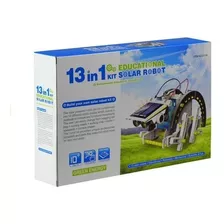 Kit Montagem Robo Solar 13x1 Iniciante Educacional Robótica