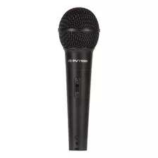 Microfone Com Fio Xlr / Xlr Peavey Pvi 100 Cor Preto