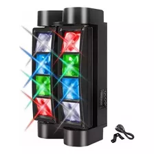 Mini Spider Rgbw 4 En 1 Efectos Luz 8x3w Dmx512 Led Luces Dj