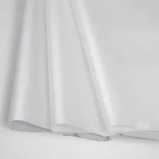 Papel De Seda 48x60 Branco Alvejado - 50 Folhas - Promoção