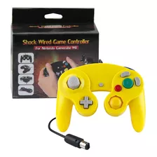 Controle Para Game Cube Nintendo Wii/u Switch Pc Amarelo