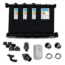 Kit Aquecimento Solar Para Piscina 11 Placas 3m+contro+valvs