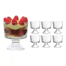 Copas De Vidrio Para Helado / Postres Frutas 310ml (set 6)