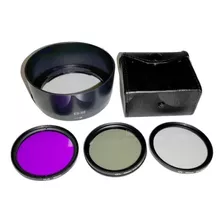 Kit Filtros 49mm + Parasol Para Canon 50mm Stm Envío Gratis