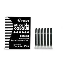 Cartuchos De Tinta Negra Para Parallel Pen Pilot 6 Piezas