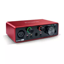 Interface De Áudio Usb Focusrite Scarlett Solo 3 - Envio 24h