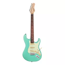 Guitarra Elétrica Tagima Classic Series T-635 Classic De Amieiro Surf Green Com Diapasão De Madeira Técnica