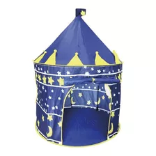 Tenda Cabaninha Infantil Azul Castelinho Principe Menino