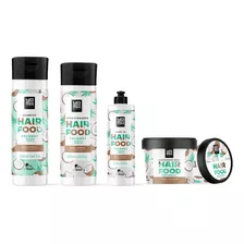 Kit Hair Food Coconut Yamá Shampoo + Condicionador + Máscara