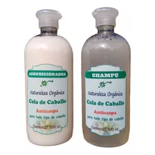 Champú Y Acondicionador Artesanal De Menta X 500 Cc C/u