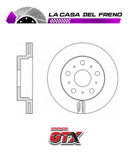 Par Disco De Freno Delantero Volvo S60 2.5 2002 (b5254t4-rs) Foto 5