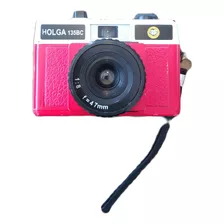 Camera Analógica 35mm Holga 135 Bc - Com Caixa E Manual.
