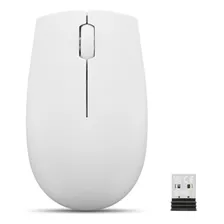 Mouse Sem Fio Compacto Lenovo 300 Cinza Claro Gy51l15677