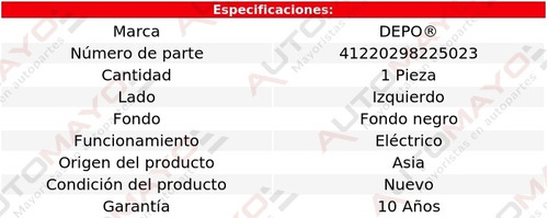 Un Faro Izquierdo Depo M3 Bmw 2010-2011 Foto 4