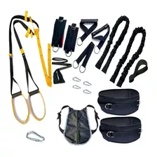 Kit Funcional Elástico Extensor Fita De Treino Cinto Tração