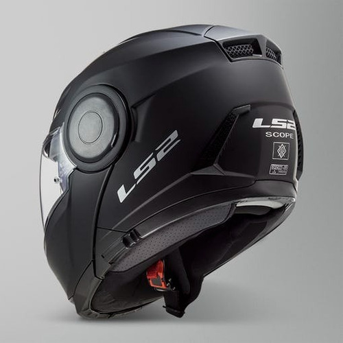 Casco Ls2 Scope Solid Negro Mate Ff902 Foto 9