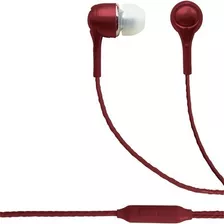 Auriculares Con Cable In-ear Blaupunkt Wired Earbuds Rojo