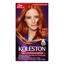 Tintura Koleston Kit Wella Permanente Tono 64 Caoba Cobrizo