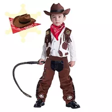 Disfraz De Vaquero Deluxe Set Para Niños Disfraces De Hallow