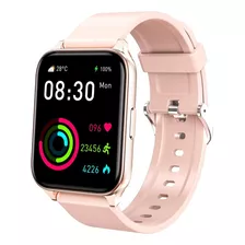 Smartwatch Tranya Reloj Ip68 Pantalla Táctil 1.68 Pulgadas Caja Rosa