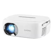 Mini Proyector Gadnic 1200 Lúmenes 150 Con Altavoz Color Blanco