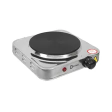 Fogão Cooktop Elétrica Prateado Portátil 110 220 1500w