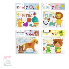 Livro Bebê Banho Combo 4 Livros - Estimula E Reforça Desenvolvimento Do Bebê | Happy Books
