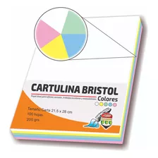 Cartulina Tamaño Carta Con 5 Colores 200 Grs.