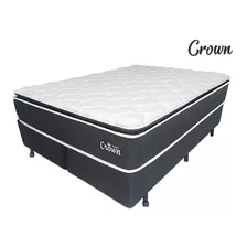 Colchão King Size Pillow Top Sono Conforto Mola Pocket Crown