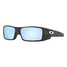 Óculos De Sol Polarizados Oakley Gascan Standard Armação De O Matter Cor Matte Black Camo, Lente Deep Water De Plutonite Prizm, Haste Matte Black Camo De O Matter - Oo9014