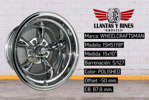 Rines 15x10 5/127 Para Chevrolet, Gmc. (2rines) Foto 2