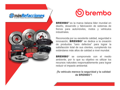 Par De Discos Ventilados Traseros Qx80 2014-2019 Brembo Foto 3