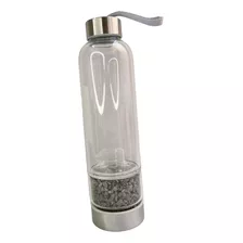 Botella Agua Con Cristales Pirita Gemoterapia Elixir Hekate