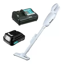 Kit Makita Aspirador De Pó Cl106fdzw C/ Bateria + Carregador Cor Branco 110v/220v