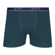 Kit 3 Cueca Boxer Lupo 523 Algodão C/ Elastano