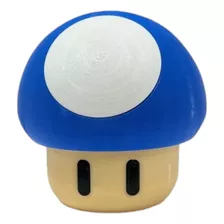 Honguito Mushroom Azul -holder - Súper Mario Bros 8cm