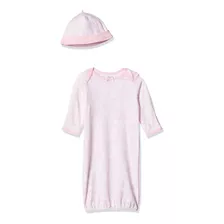 Little Me Conjunto De Camisón Y Gorro De 2 Piezas Para Bebé