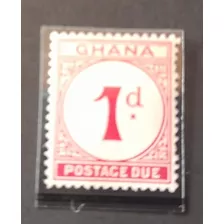 Sello Postal - Ghana - Números - 1970