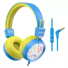 Audífonos Inalámbricos Para Niños New Bee Kh20 Azul