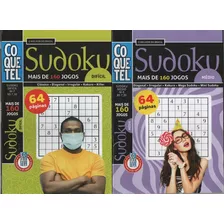 Kit Sudoku Médio E Difícil Coquetel Produto Novo E Original