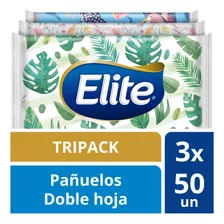  pack 3 Pañuelos Faciales Elite Toda Ocasión 50 Un Blanco Elite Toda Ocasión Desechable En Bolsa - Pack X 3 X 50 Unidades C/u