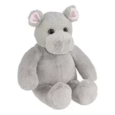 Peluche Diseño De Hipopótamo Gris 15.0inm Bearington Humphry