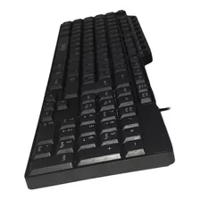 Teclado Kanji Kj-tecmult001 Usb Diseño Compacto Multimedia Color Del Teclado Negro