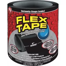 Fita Adesiva Para Reparos Flex Tape Black