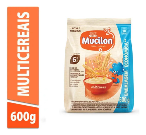 Cereal Infantil Mucilon Multicereais 600g - Nestlé
