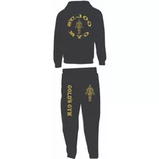 Conjunto Deportivo Sudadera + Buso Buzo Golds Gym Ii